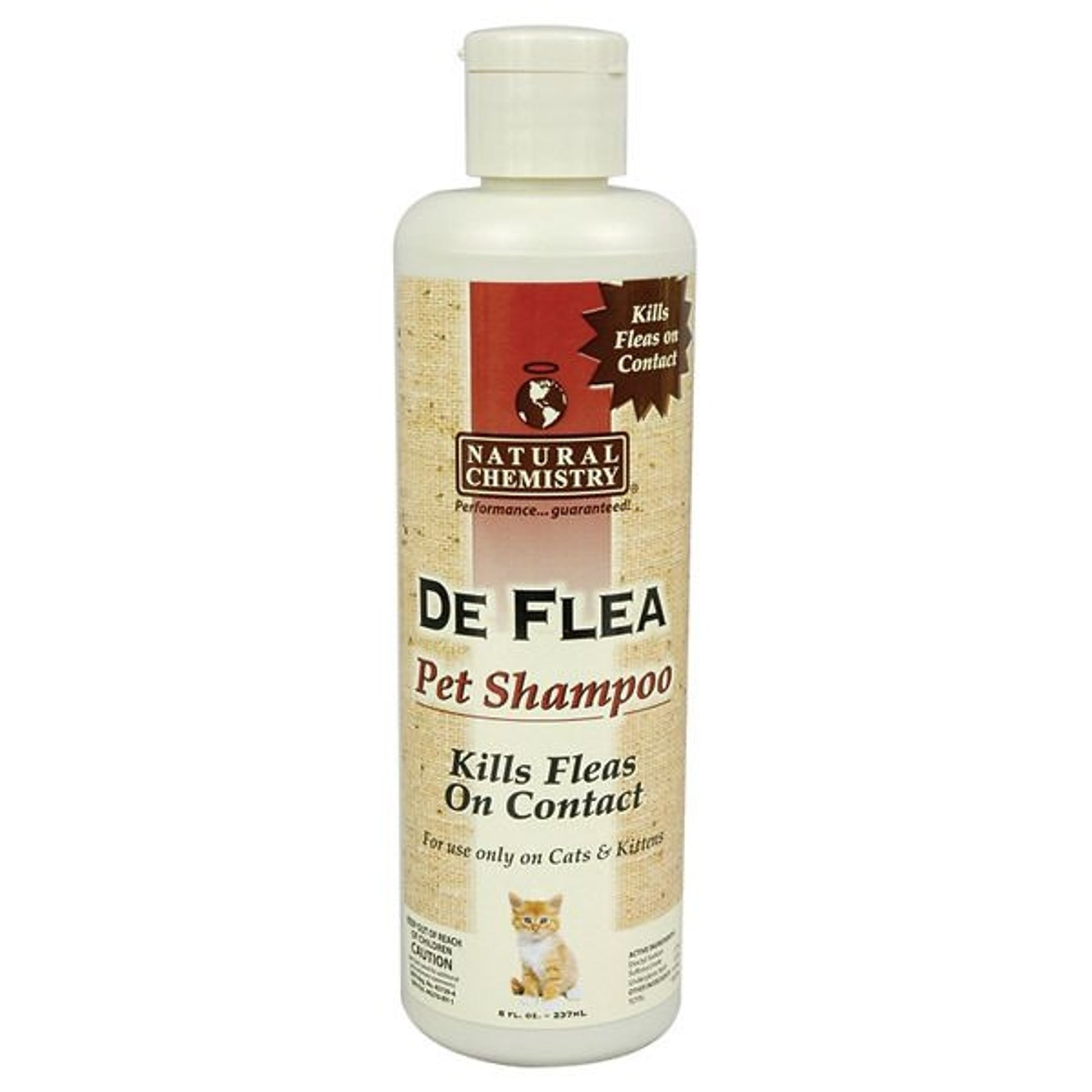 Natural Chemistry De Flea Pet Shampoo For Cats 8oz