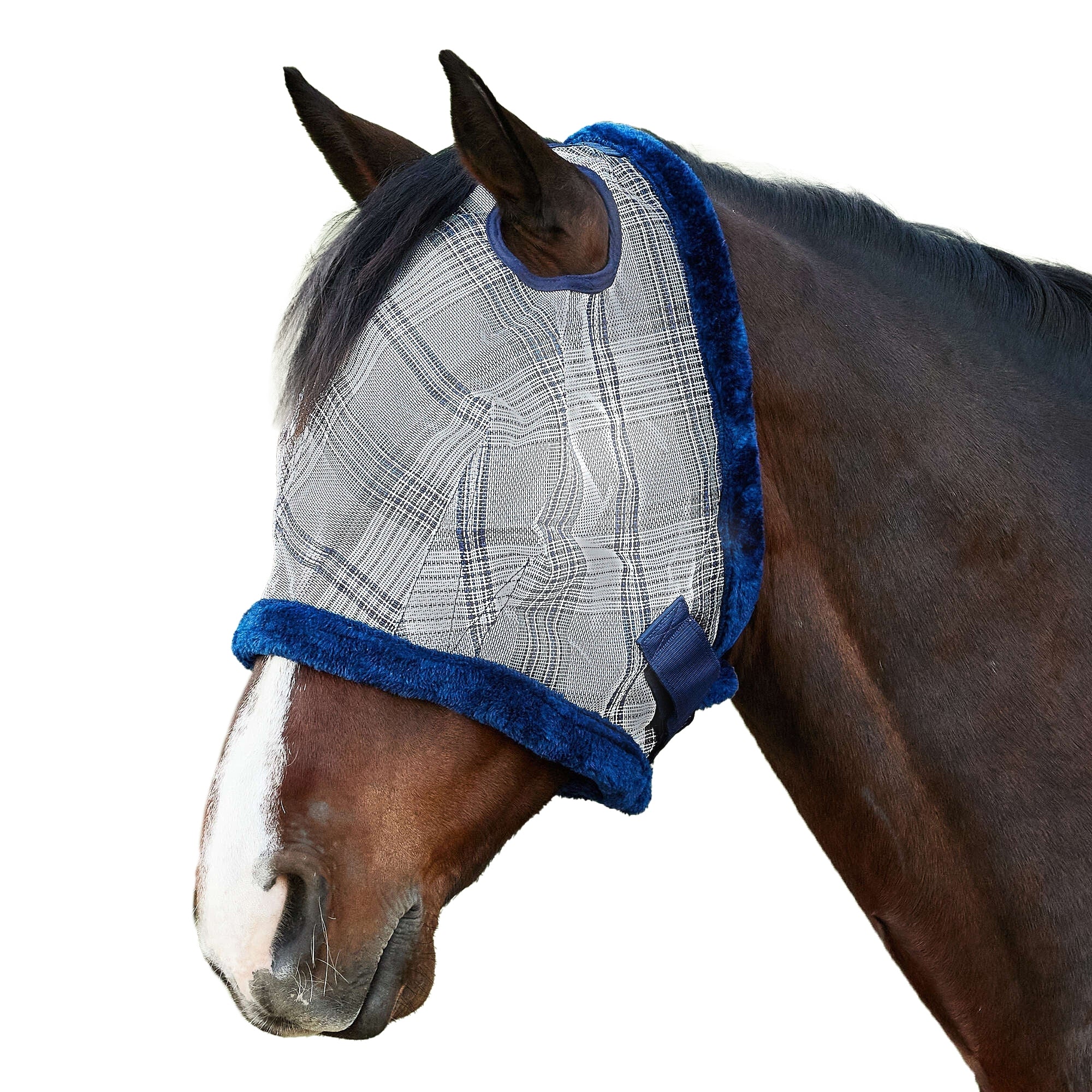 Kensington Fly Mask w.Fleece Trim Cotton Candy