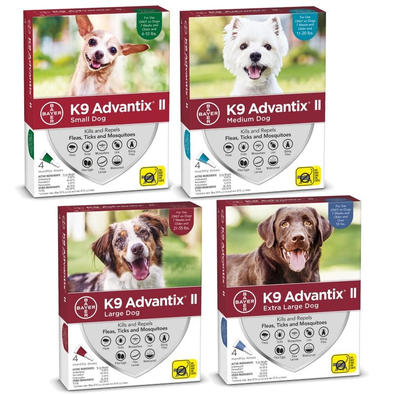 K9 Advantix II for Dogs 4 Month Supply