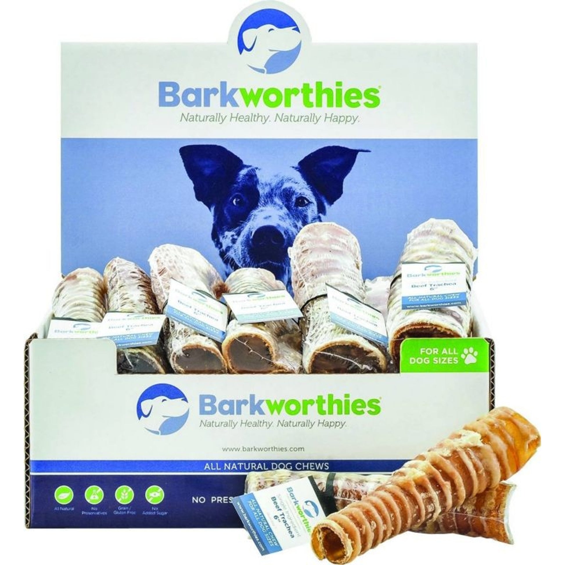 Barkworthies Beef Trachea Dog Chew