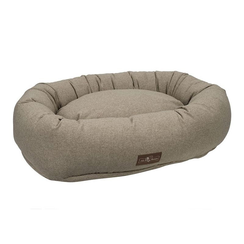 Jax and Bones Sesame Wool Donut Dog Bed