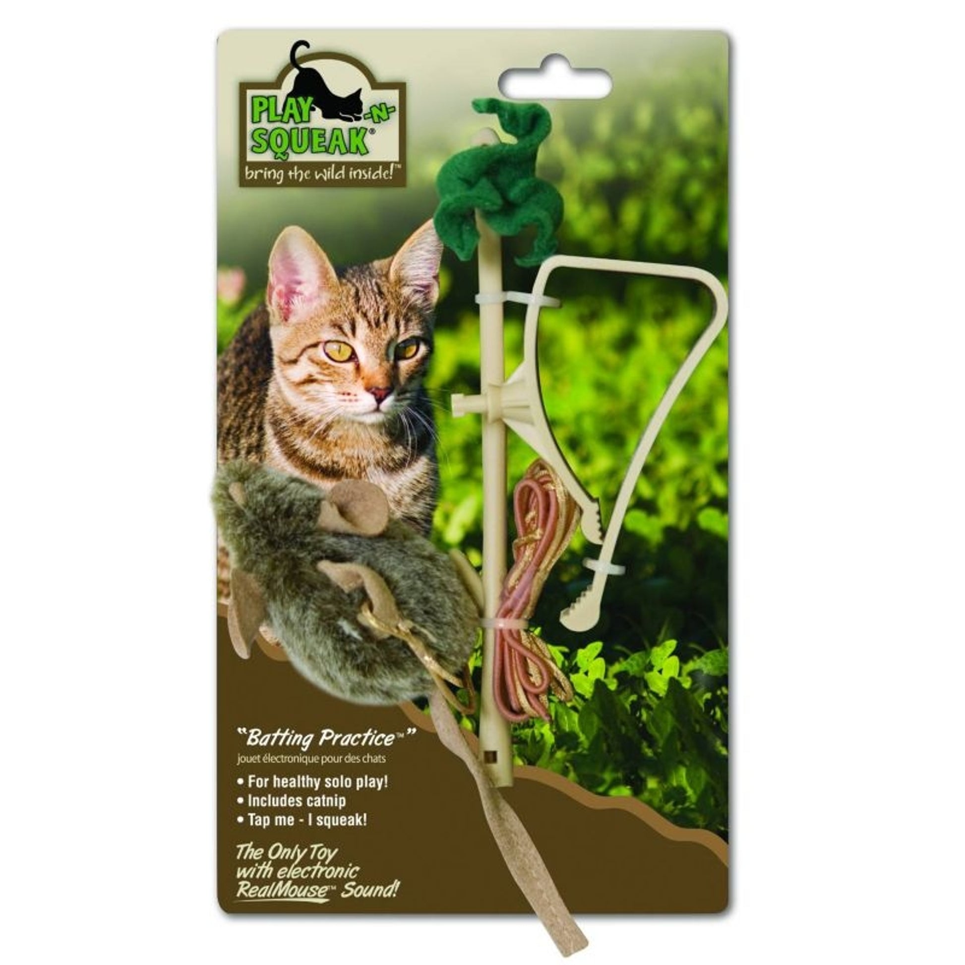 Play N Squeak Batting Practice Cat Toy