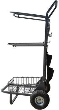 Rolling Saddle Rack Cart