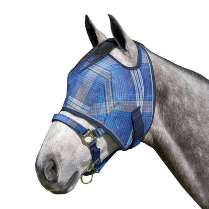 Kensington Fly Mask with Web Trim Large Deluxe Hun