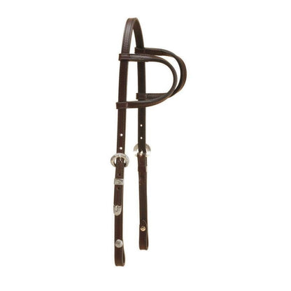 Tory Touch of Silver Double Ear Headstall