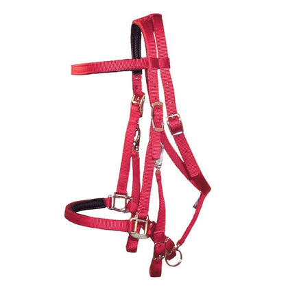 Triple E Nylon Padded Halter Trail Bridle