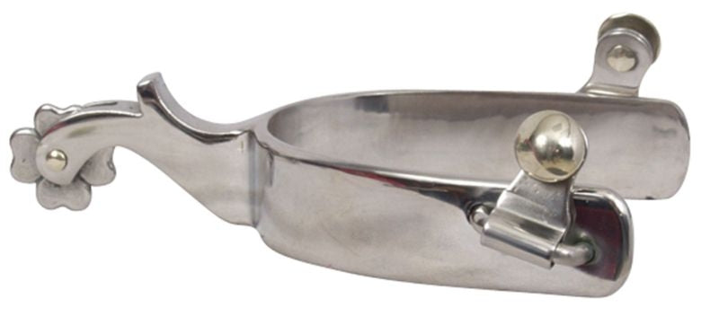 Classic Equine SS Clover 4pt Chap Guard Spur