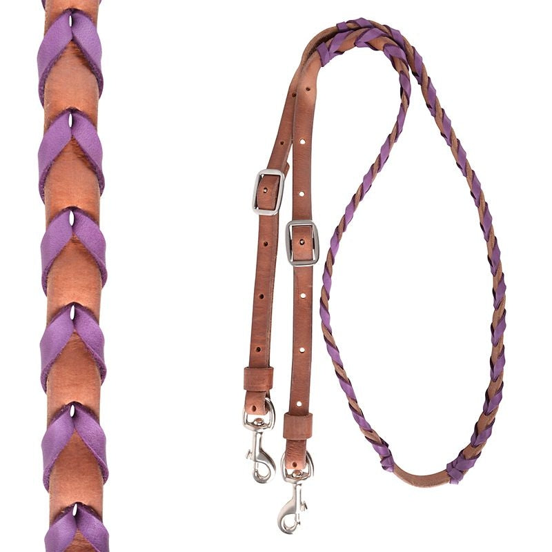 Martin Saddlery Laced Harness Barrel Reins