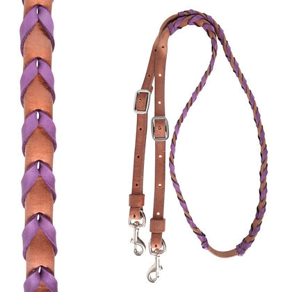 Martin Saddlery Laced Harness Barrel Reins