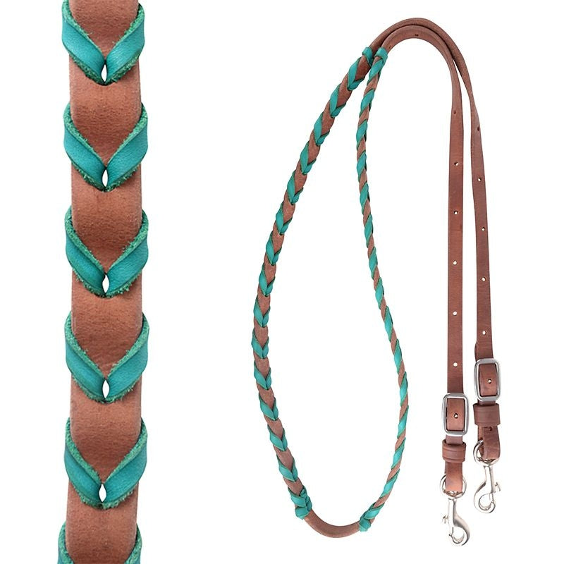 Martin Saddlery Laced Harness Barrel Reins