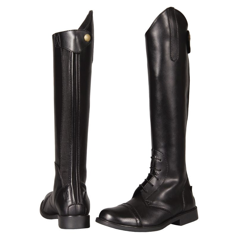 TuffRider Kids Starter Back Zip Field Boot 2 Black