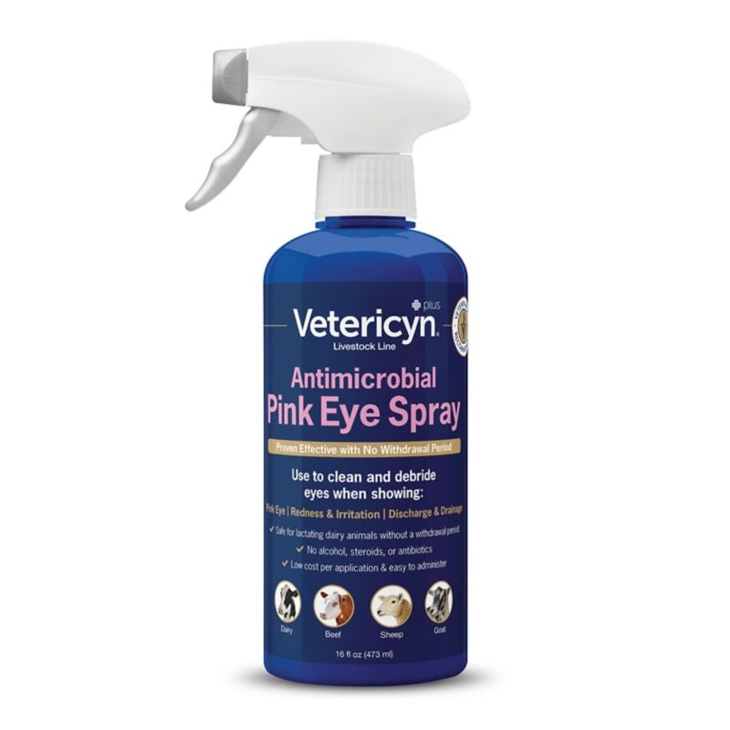 Vetericyn Plus Pink Eye Spray - 16 ounce