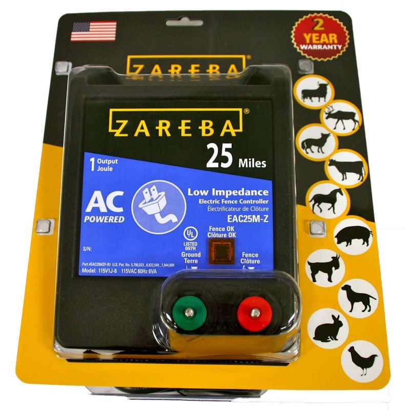Zareba 25 Mile AC Low Impedance Fence Charger