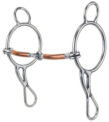 Reinsman Copper Snaffle Wonder Gag Bit