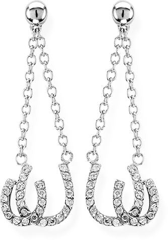 Kelly Herd Double Horseshoe Earrings