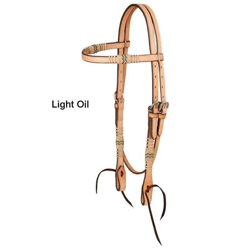 Royal King Rawhide Browband Headstall
