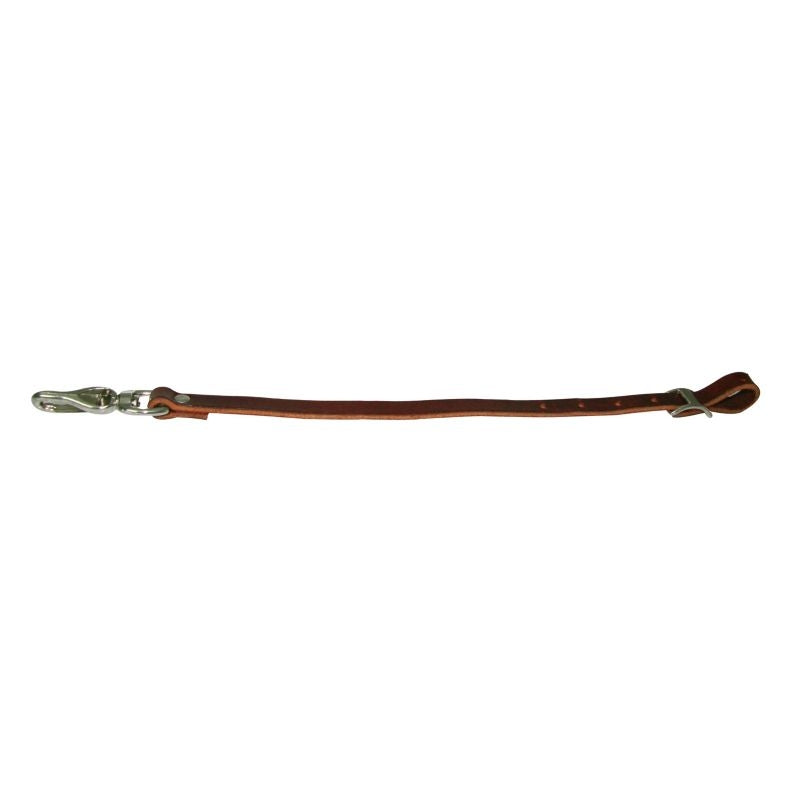 Forcella Addestramento Cavallo Western Challenger Latigo Leather - Attacco In Ottone 31"-36"