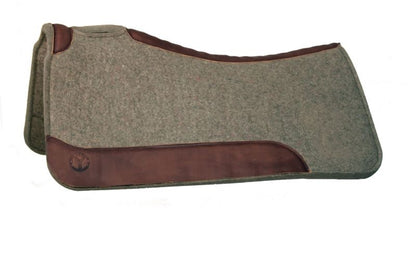 Circle Y Square Choc Wool Felt Pad