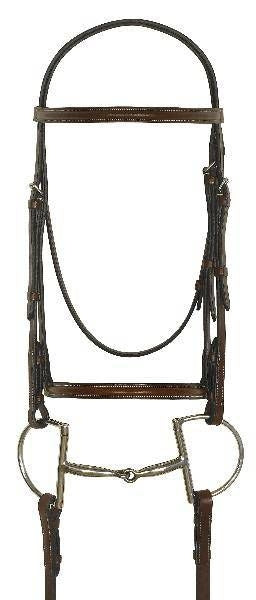 Camelot Gold Plain Raised Bridle
