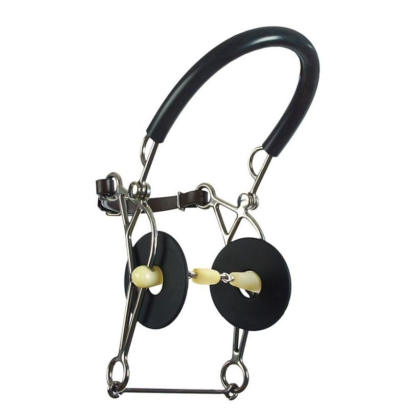 Happy Mouth Hackamore Double Jointed Bit