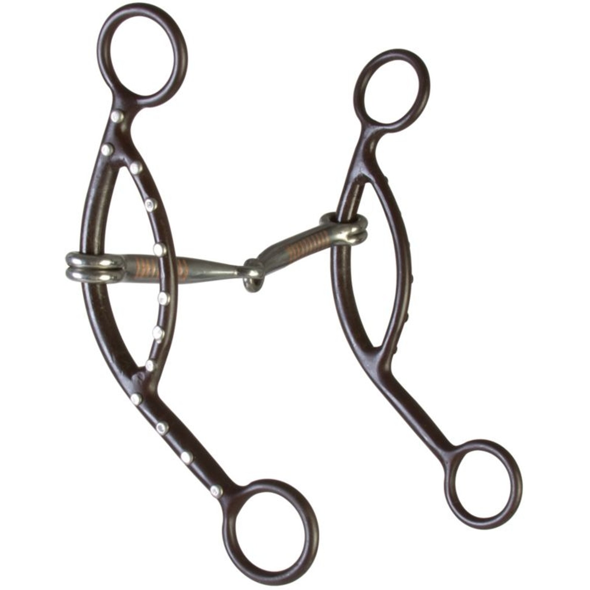 Westen AT Dot Snaffle Long Sliding Gag Bit