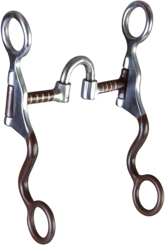 Western AT Low Hinged Port Correction S-Shank Bit