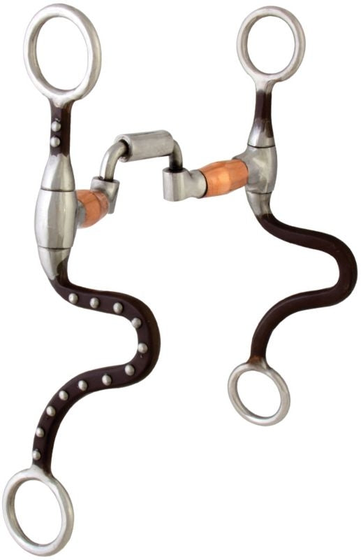 Western AT Dot Low Square Port S-Shank Bit