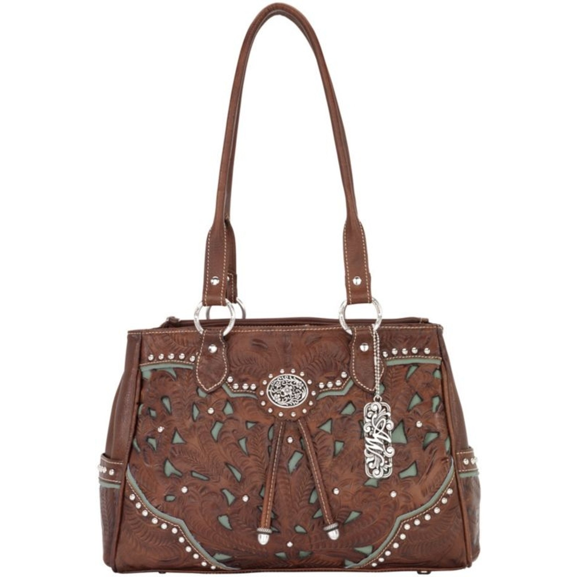 American West Lady Lace Organizer Tote Handbag