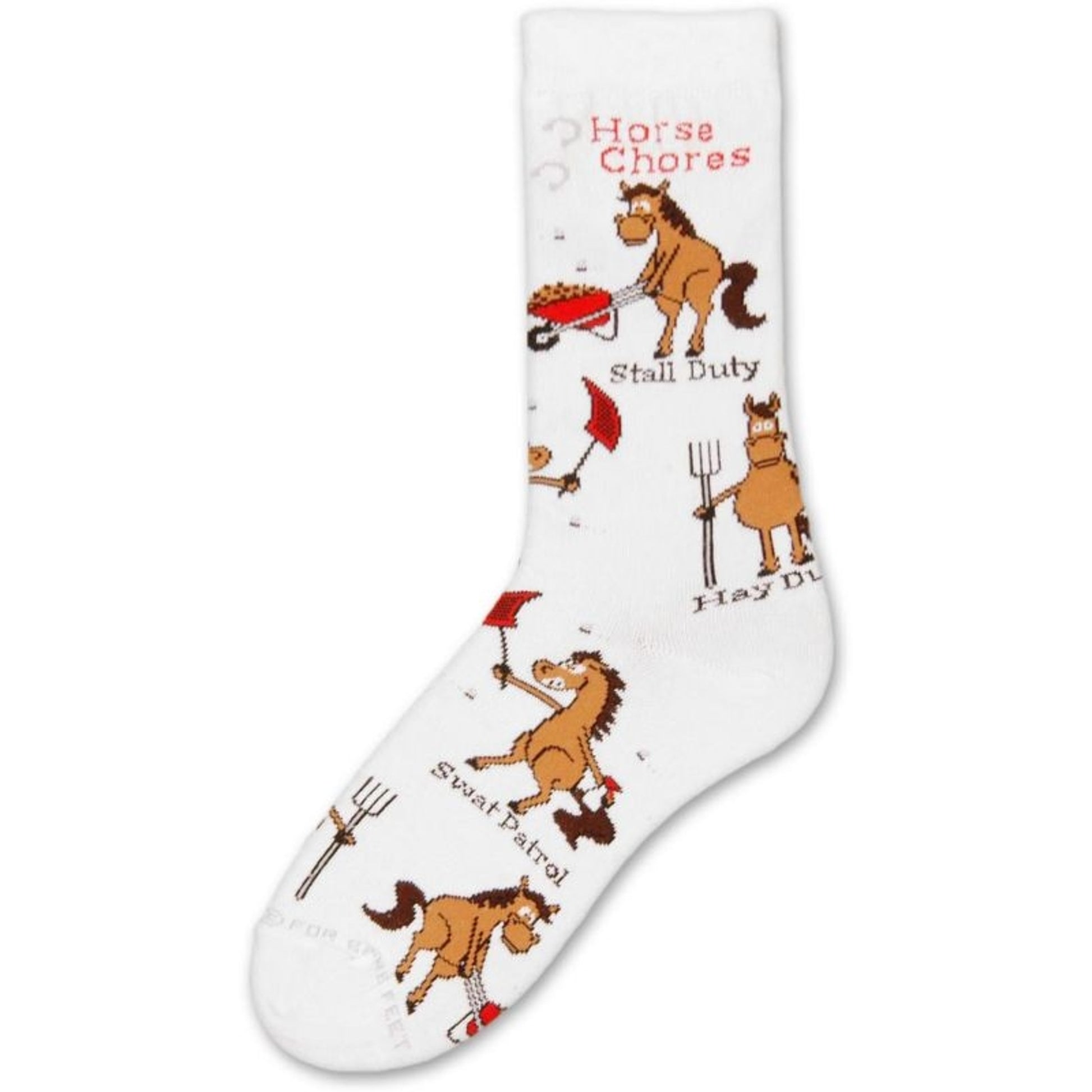 Horse Chores Ladies Socks