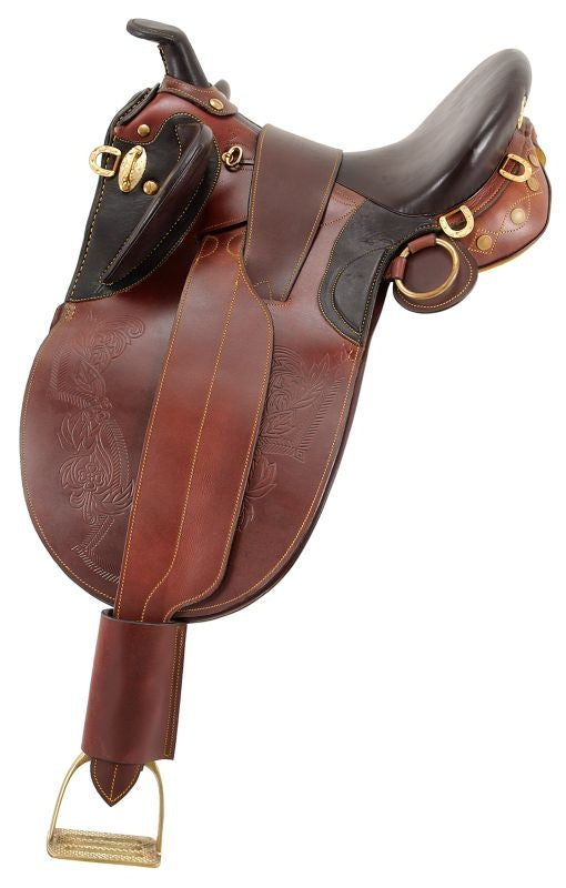 AOC Stock Poley Wide Tree Saddle w. Horn