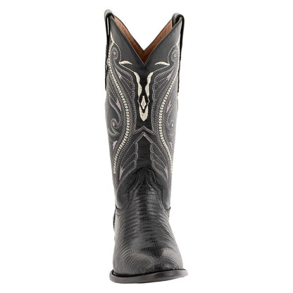 Ferrini Mens Teju Lizard Rnd Toe Boots
