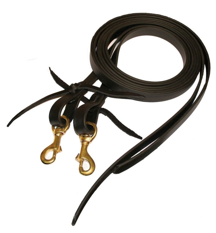 Tucker Beta BioThane Split Reins with Brass