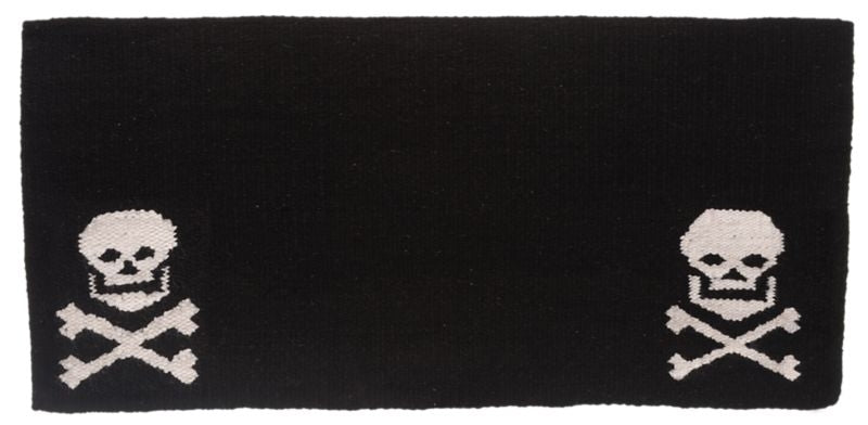 Tough1 Skulls Wool Saddle Blanket