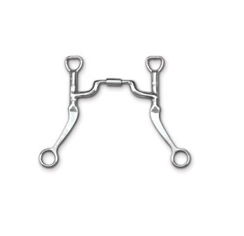 Myler 7 Flat Shank Med Wide Port Comfort Snaffle