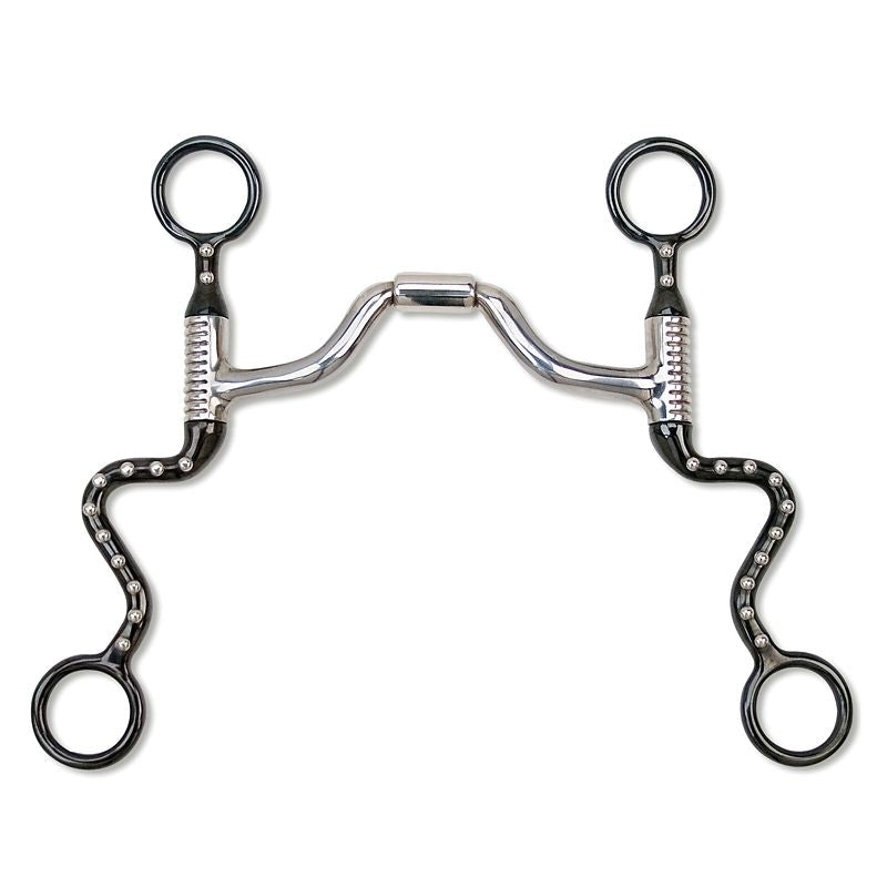 Myler Black Steel 7 Shank Sweet Iron Port Barrel