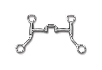 Myler SS 5 HBT Shank Correctional Low Port Barrel