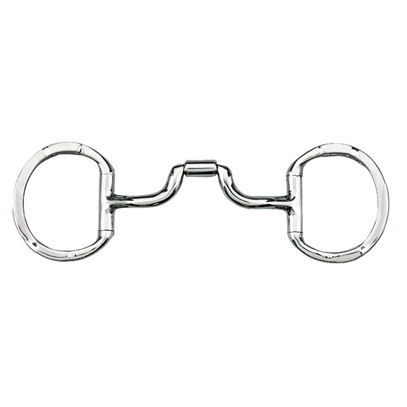 Myler SS Eggbutt s/Hooks Low Ported Barrel Narrow