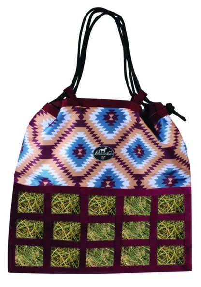 Pro Choice Scratchless Hay Bag Southwestern Blue