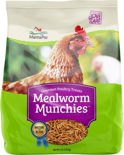 Manna Pro Mealworm Munchies Poultry Treat