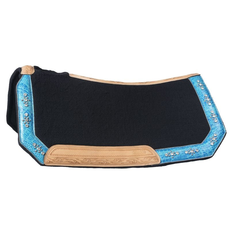 Silver Royal Trinity Belt Wool Saddle Pad