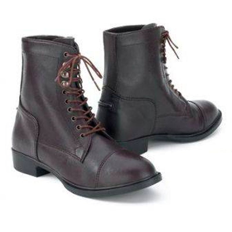 Millstone Ladies SyntheticLace Paddock Boot 6 Bk