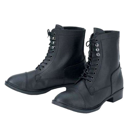 Millstone Ladies SyntheticLace Paddock Boot 6 Bk