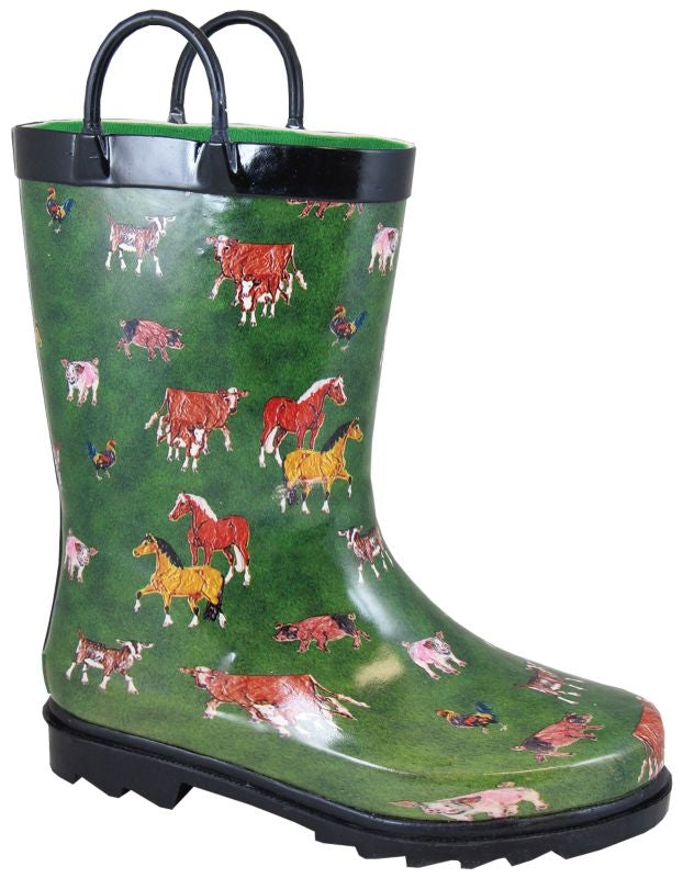 Smoky Mountain Kids Poop Kickers Round Up Boots