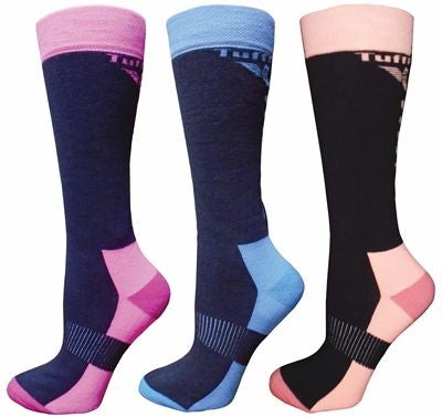 TuffRider Winter Neon Socks 3 Pack