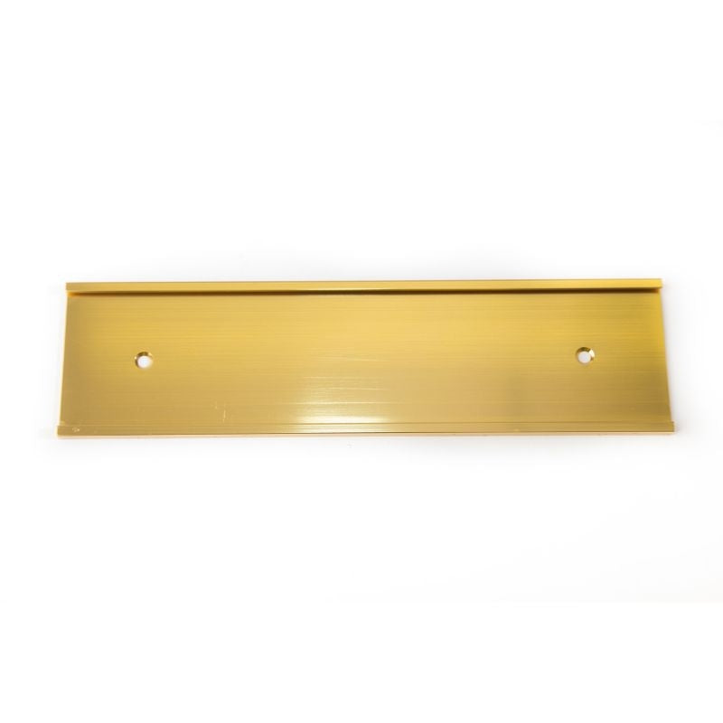 Personalized Stall Plate Metallic Look