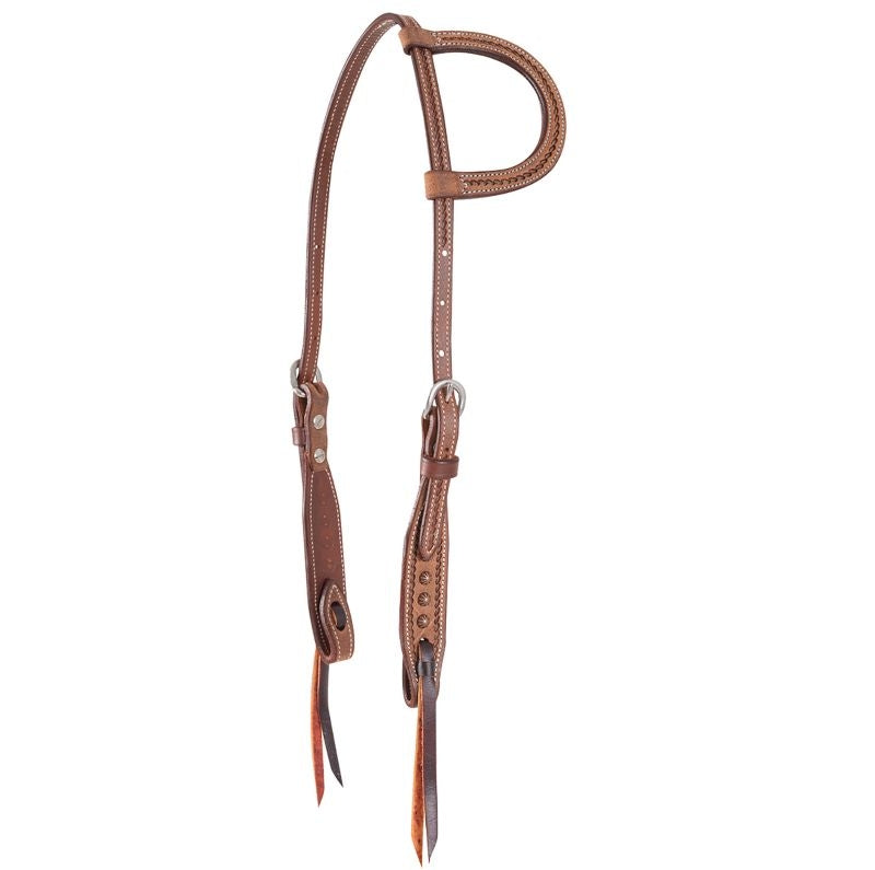 Martin Saddlery Corkscrew Slip Ear Headstall