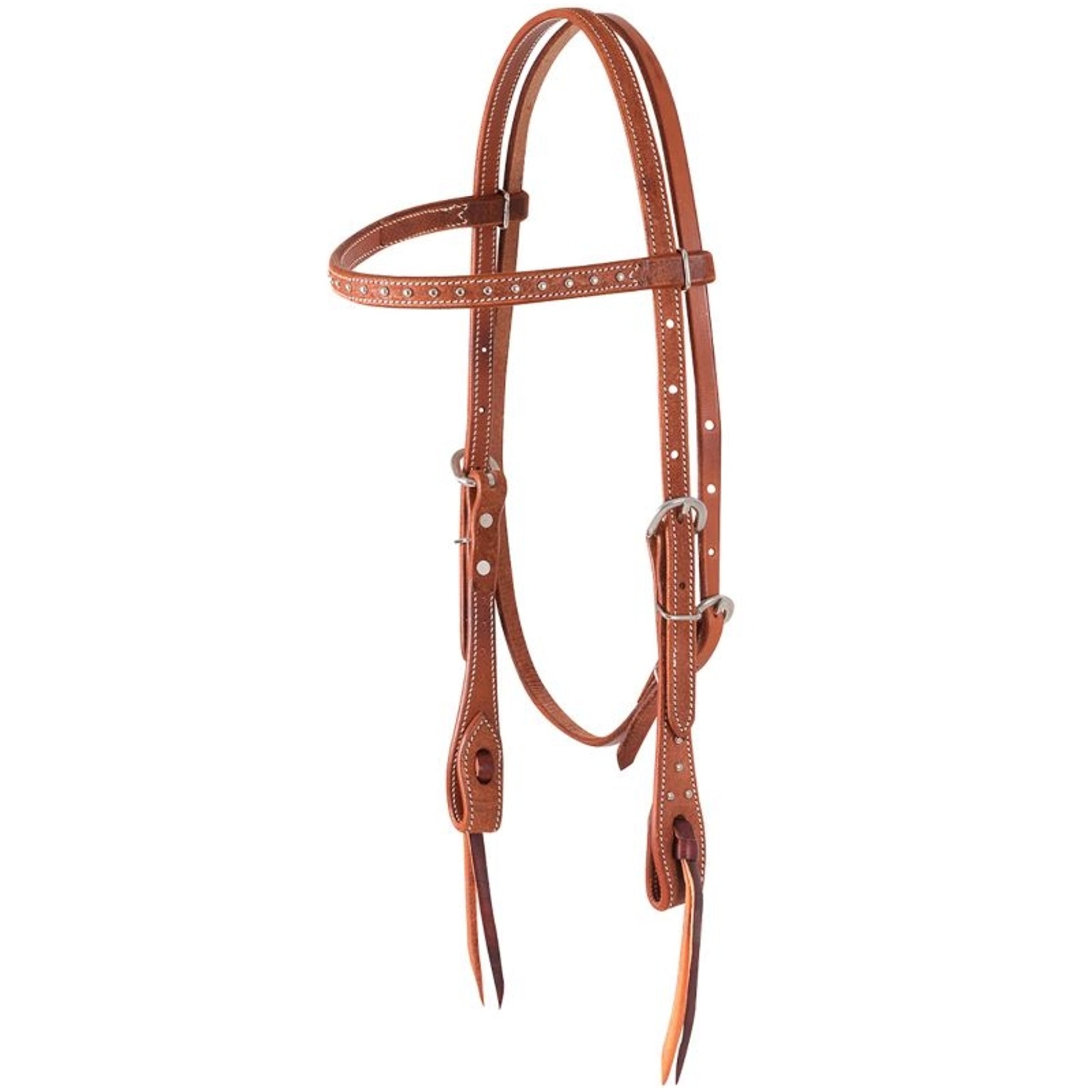 Martin Saddlery Silver Dots Browband Headstall