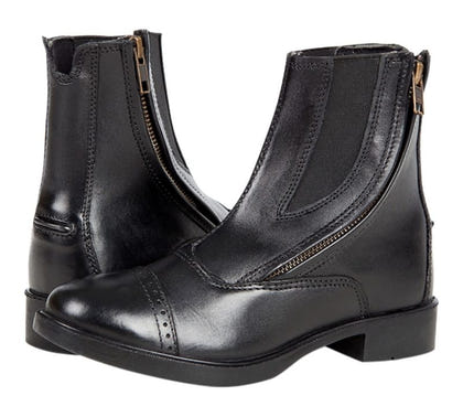 Daisy Side Zip Paddock Boots - Kids 12R Blk
