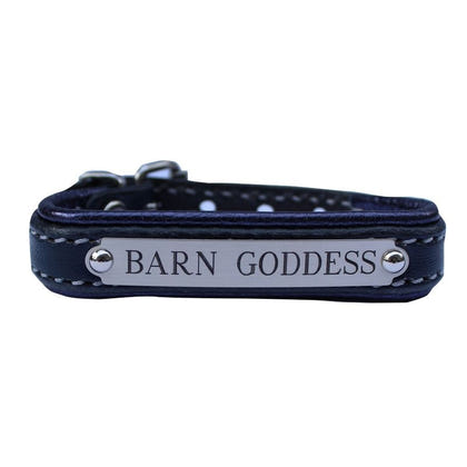 Padded Leather ID Bracelet