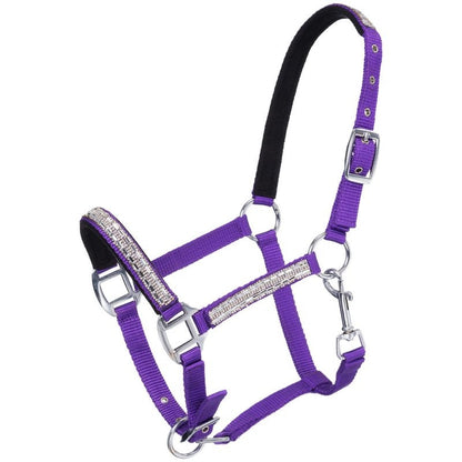 Tough1 Mini Adj Nylon Halter with Crystals
